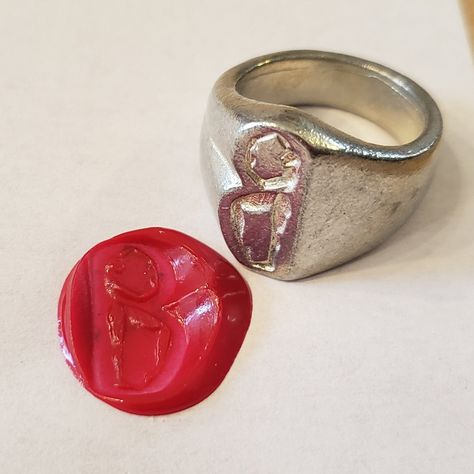 Excited to share the latest addition to my #etsy shop: Body letter "B" wax seal signet ring https://etsy.me/3hbagHg #silver #gray #pewter #letterswords #edwardian #brilliant #stamp #B #letter #alphabet #seal #wax #signetring #ring #jewelry #body #person #font #script Vintage Hand Cast Signet Ring As Gift, Vintage Signet Ring With Lost Wax Casting As Gift, Ancient Egypt Fashion, B Letter, Pewter Ring, The Letter B, Seal Wax, Ivory Gown, Handmade Silver Ring