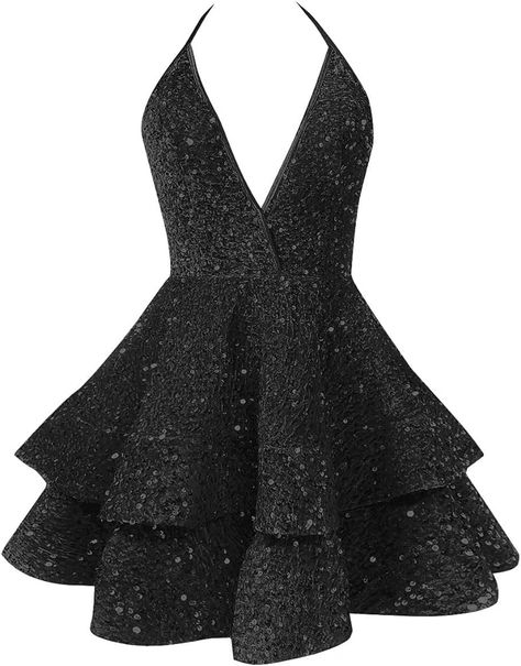 Black Sparkly Short Dress, Middle School Prom Dresses, Middle School Dance Dresses, Sparkly Short Dress, Short Corset Dress, Glitter Dress Black, Prom Dress 2023, Cocktail Party Gowns, Glitter Dress Short