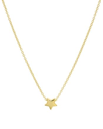 Aqua Star Pendant Necklace in 14K Gold-Plated Sterling Silver or Sterling Silver, 16 - Exclusive Pendant Necklace Outfit, Simple Elegant Jewelry, Preppy Jewelry, Pendant Necklace Simple, Star Pendant Necklace, Jewelry Accessories Ideas, Jewelry Essentials, Homemade Jewelry, Jewelry Lookbook