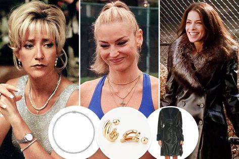 ‘Sopranos’ costume designer talks ‘mob wife’ fashion and how to re-create the show’s style Carmela Soprano Aesthetic, Mob Wife Jewelry, Mob Wives Fashion, Sopranos Halloween Costume, Carmella Soprano Style, Carmela Soprano Outfits, Sopranos Costume, Sopranos Fashion, Mob Wife Costume