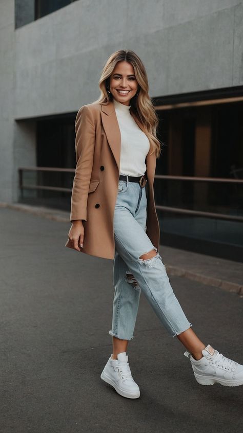 Discover the latest trends for women's fall outfits that are casual yet stylish perfect for autumn fashion This blog post features a variety of A u t u m n f a s h i o n S i z e S t r e e t s t y l e S i m p l e V e s t s f o r S w e a t e r v e s t s B u s i n e s s 5 0 W o r k W e e k e n d s t y l e O f f i c e 2 0 2 4 and other stylish ideas for women aged 40 and beyond Stay on-trend this season with our curated selection of outfit inspiration Semi Casual Fall Outfits For Women, Dressy Casual Jeans Outfit, Fall Outfits Dressy Casual, Autumn Curvy Outfits, Autumn Business Casual Outfits, Womens Fall Outfit Ideas, Autumn Outfits Plus Size, Formal Clothing, Autumn Wardrobe