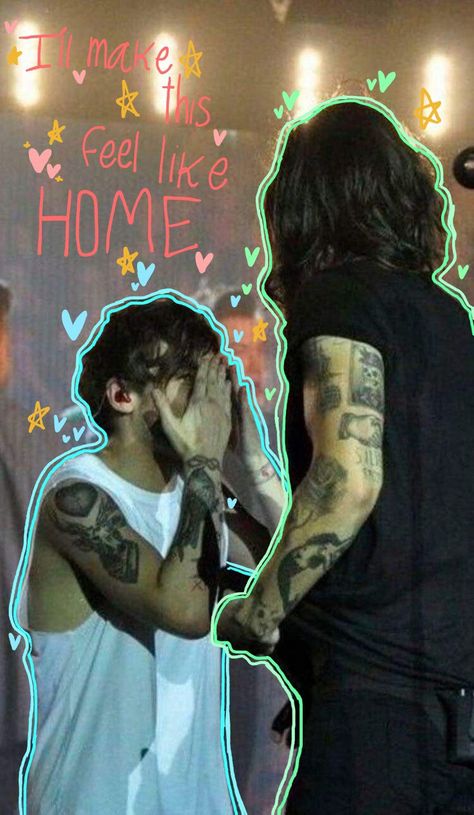 Louis And Harry Wallpaper, Wallpaper Larry Stylinson, Larry Stylinson Wallpaper, Larry Wallpaper, Larry Stylinson Fanart, Harry Styes, Larry Fanart, Leaf Book, One Direction Wallpaper