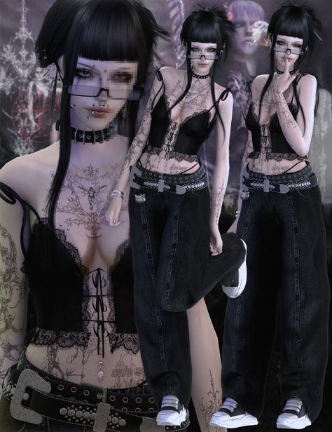 Sims 4 Emo Tattoos, Sims 4 Goth Accessories, Sims 4 Gothic Makeup, Trad Goth Cc Sims 4, Sims 4 Mods Clothes Goth, Sims 3 Emo Cc, Goth Cc The Sims 4, Sims Cc Hats, Sims 4 Cc Emo Makeup