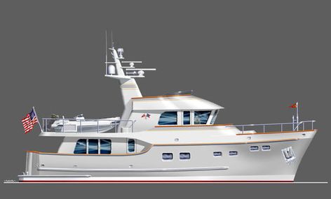 60' Expedition | Seaton Yachts - Trawler Yacht Design by Stephen R. Seaton Trawler Yacht, Trawler Boats, Explorer Yacht, Expedition Yachts, Dutch Barge, Classic Yachts, Yacht Interior, Aluminum Boat, Construction Details