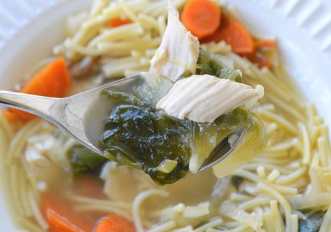 Chicken Escarole Soup Recipe, Escarole Soup Recipes, Chicken Escarole Soup, Escarole Recipes, Escarole Soup, Gnocchi Recipes Homemade, Pressure Cooker Chicken, Cold Soup, Small Pasta