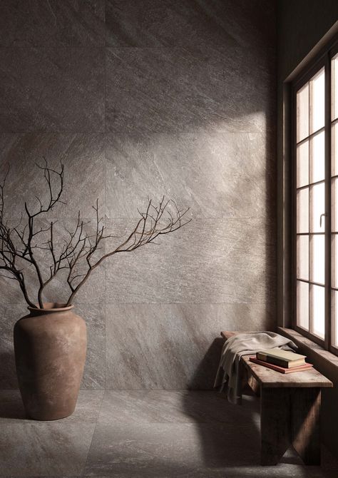 Modern Earthy Home Decor: The Big Interior Design Trend For 2021 — MELANIE LISSACK INTERIORS Stone Wall Interior Design, Marble Effect Tiles, Stone Walls Interior, Earthy Decor, Stone Wall Design, Earthy Home Decor, Stone Tile Wall, Earthy Home, Brick Decor