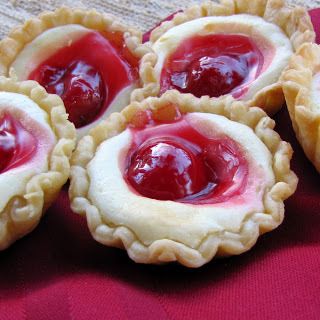 Cherry Cream Cheese Tarts – Rumbly in my Tumbly Cherry Tart Recipe, Cream Cheese Tarts, Cream Cheese Tart, Cherry Cream Cheese Pie, Tart Cherries Recipes, Cherry Cream Cheese, Recipe With Cream Cheese, Cream Cheese Pastry, Cheesecake Tarts