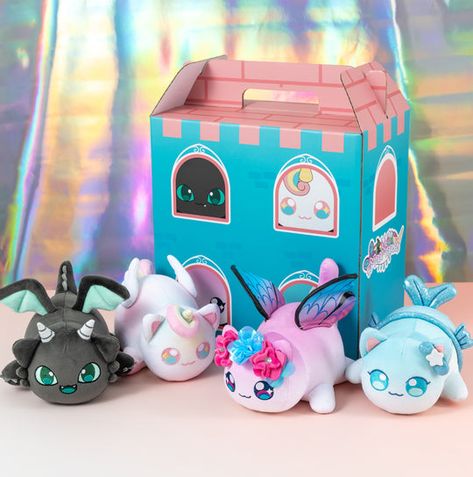 Aphmau Merch, Cat Plushies, Fairy Cat, Fantasy Cat, Pusheen Plush, Magical Castle, Baby Hammock, Dragon Cat, Robot Cat