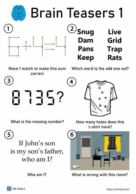 brain teasers Brain Teasers For Adults With Answers, Puzzles For Adults Brain Teasers, Puzzle Games Brain Teasers, Math Brain Teasers Middle School, Word Puzzles Brain Teasers With Answers, Middle School Math Puzzles Brain Teasers, Fun Puzzles Brain Teasers, Math Puzzles Brain Teasers With Answers, Printable Brain Teasers