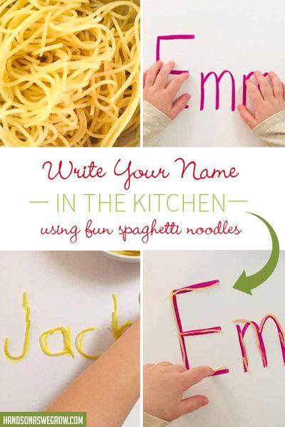 Twist cold pasta into letters and words! Your toddler or preschooler will love this easy hands-on sensory learning activity! #sensoryactivities Preschool Name Recognition, Letter Learning Activities, Preschool Names, Sensory Learning, Social Stories Preschool, Sensory Activities Toddlers, Learn To Write, Write Your Name, Name Activities