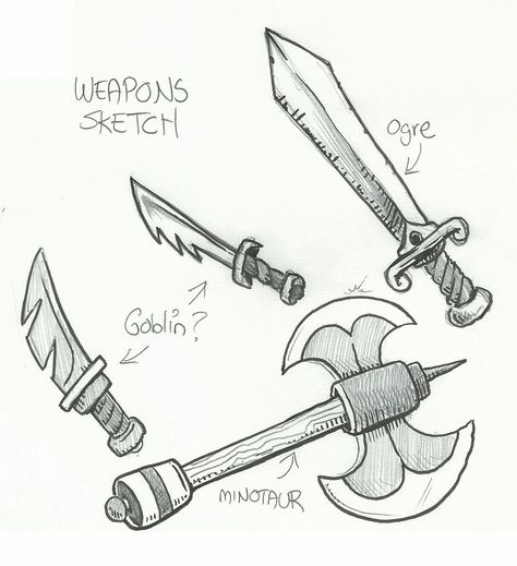 Wepon Sketchs, Knife Drawing Reference, Game Dungeon, Knife Drawing, Beginner Sketches, Armor Drawing, Fantasy Items, Animation Sketches, Fantasy Drawings