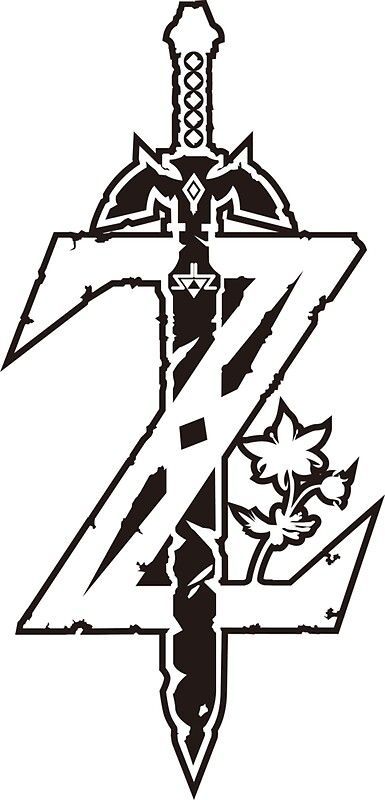 Legend Of Zelda Stencil, Zelda Symbols, Triforce Symbol, Zelda Logo, Zelda Drawing, Pokémon White, Zelda Tattoo, Gamer Tattoos, Princess Silhouette