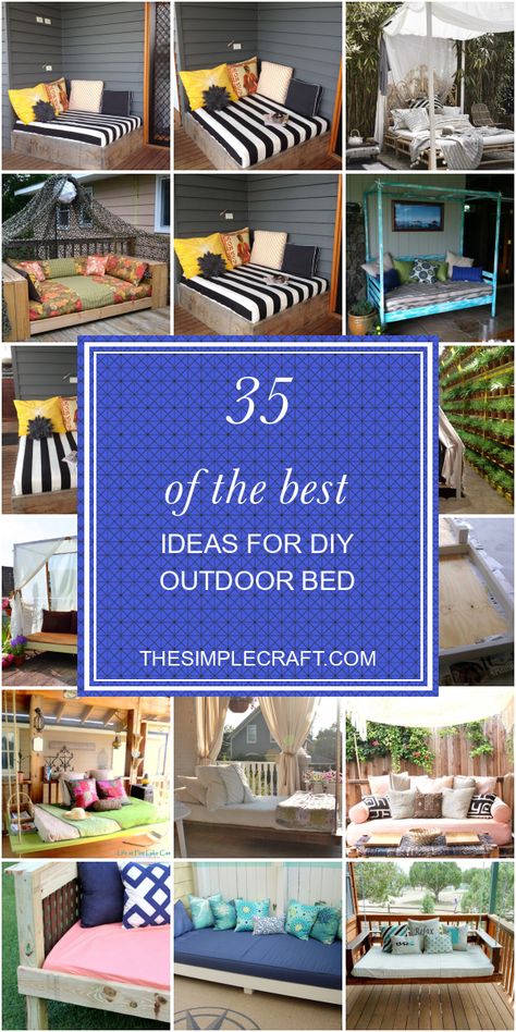 Diy Outdoor Bed Elegant Apprentice Extrovert Diy Outdoor Day Bed Reveal Diy Patio Bed Daybeds, Backyard Daybed Ideas, Outdoor Day Beds Patio, Patio Daybed Diy, Pallet Day Beds Outdoor, Diy Outdoor Day Bed, Outdoor Daybed Mattress Cover, Outdoor Bed Diy, Porch Daybed Ideas