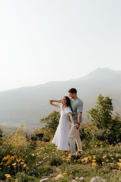 Brooklyn Grace Photo,Engagement Photos, mountain engagements, Utah locations, engagement outfits, engagement poses, Big Cottonwood Canyon, Jordan pines, couples, Summer Engagements, Provo Canyon, black and white oufits, wild flowers, couples poses, white dress Orange Grove Engagement Photos, Engagement Photos Flagstaff, Running Couple Photography, Flagstaff Engagement Photos, Engagement Photo Mountains, Late Summer Engagement Pictures, Floral Engagement Photos, Couples Garden Photoshoot, Nature Engagement Shoot