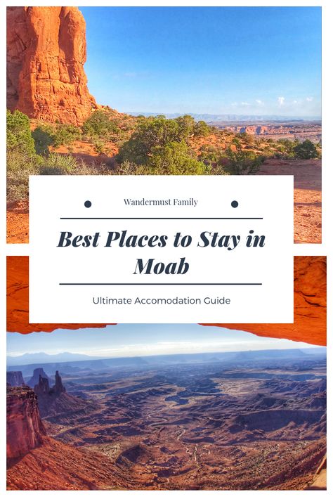 Best Places to Stay in Moab Near Arches National Park Where To Stay In Moab Utah, Utah Moab, List Inspiration, Moab Utah, National Parks Usa, Kid Friendly Trips, Utah National Parks, Road Trip Hacks, Going Places