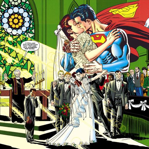 Superman Wedding, Comic Wedding, Honeymoon In Hawaii, Comic Book Wedding, Small Wedding Venues, Vow Exchange, Superman And Lois Lane, Europe Honeymoon, The Vow