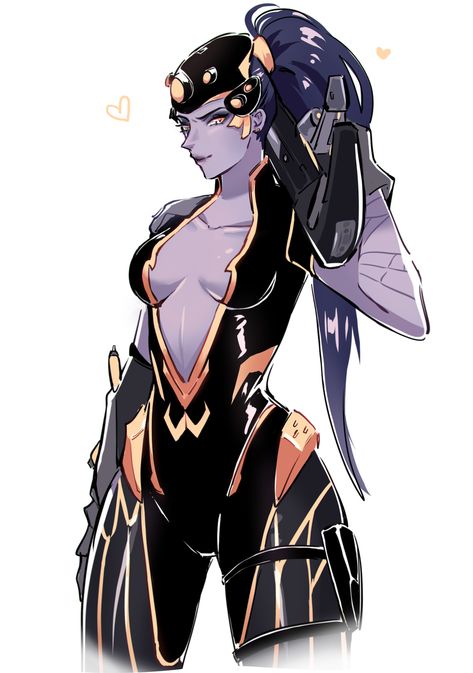 Overwatch Widowmaker, Overwatch Drawings, Overwatch Fan Art, Overwatch 2, Video Game Art, Cultura Pop, Amelie, Manga Girl, Overwatch