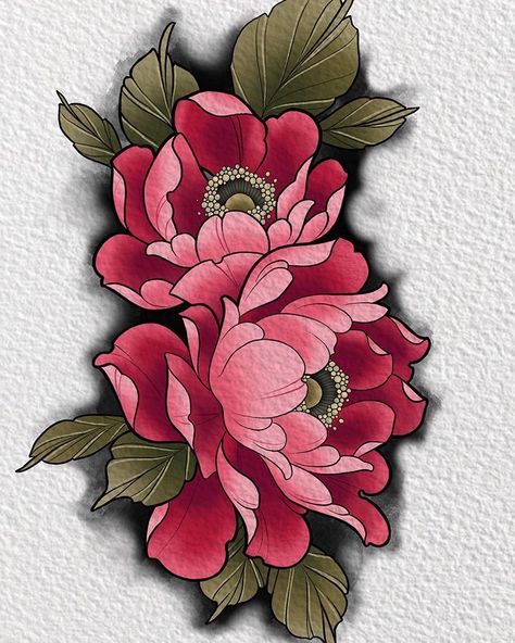 Gwendolyn Williams trên Instagram: “*unavailable* No such thing as too many #peonies! #yyjtattoos #victoriabc #paintedlotustattoo” 55 Tattoo, Crisantemo Tattoo, Japanese Peony Tattoo, Tattoo Japonais, Ladies Tattoo, Peony Flower Tattoos, Thistle Tattoo, Peony Drawing, Japanese Flower Tattoo