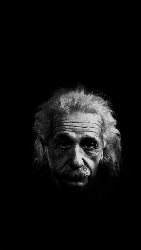 Einstein Wallpaper, Albert Einstein Poster, Brilliant Quotes, Clown Paintings, Swag Wallpaper, Brilliant Quote, Dark Portrait, Wallpapers For Mobile Phones, Albert Einstein Quotes