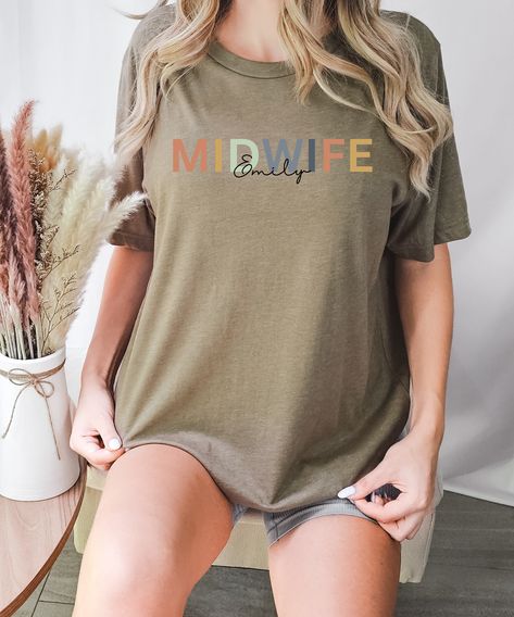 Midwife Tshirt, Midwife T shirt, Midwife Gift, Midwife Personalized, Midwife Shirt, Midwife Student, future Midwife, Midwife Appreciation Future Midwife, Midwife Shirt, Midwife Gift, Cute Shirts, Gender Neutral, Ships, New York, T Shirts, T Shirt