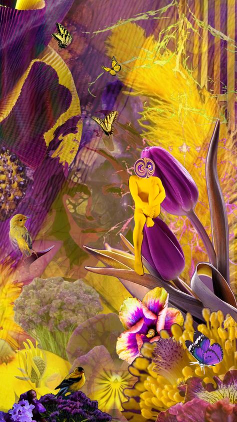 #mindywara #vibes #yellow #yellowaesthetic #purple #purpleaesthetic #violet #collageart #complimentary Violet Aesthetic Outfit, Arts Picture, Violet Aesthetic, Yoga Aesthetic, Ipad Aesthetic, Magical Realism, Color Boards, Journal Inspo, Purple And Yellow