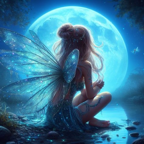 Beautiful Fairy, Full Moon, Diamond Painting, The Moon, Entryway, Moon, Bedroom, Home Jewelry, Art