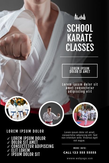 Customize 240+ Karate Poster Templates | PosterMyWall Karate Poster Ideas, Ninja Poster Design, Karate Poster Design, Martial Arts Banner, Karate Poster, Class Poster Design, Curriculum Template, Karate School, Class Routine