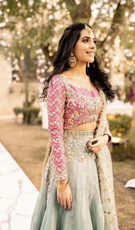 Groom Sister Dress Indian Outfit, Deena Rahman, Groom Sister, Lehenga Designs Latest, Brides Sister, 2022 Outfits, Wedding Outfits For Groom, Latest Bridal Lehenga, Blue Bride