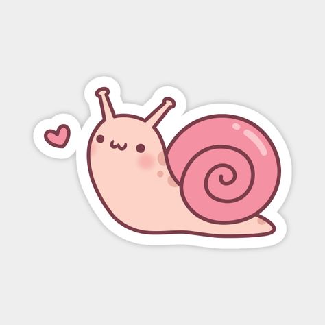 Snail Doodle, Doodle Sticker, Cute Snail, Funny Doodles, Tiny Heart, Some Words, Magnets, Doodles, Tv