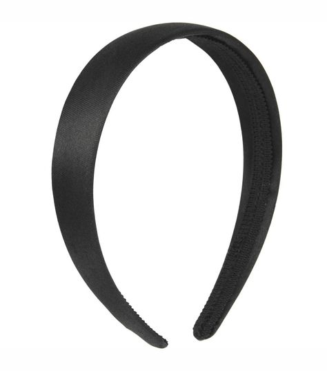 Headband 1in Satin - Black Satin Headband, Craft Store, To Create, Satin, Fabric, Black