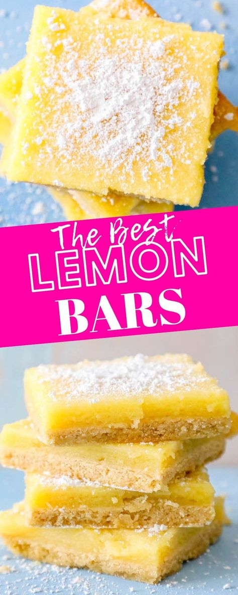 Corner Bakery Lemon Bars Recipe, Sheet Pan Bars, Lemon Desserts Bars, Easy Lemon Bars, Spring Luncheon, Best Lemon Bars, Easy Bar Recipes, Lemon Bars Easy, Sugar Cookie Crust