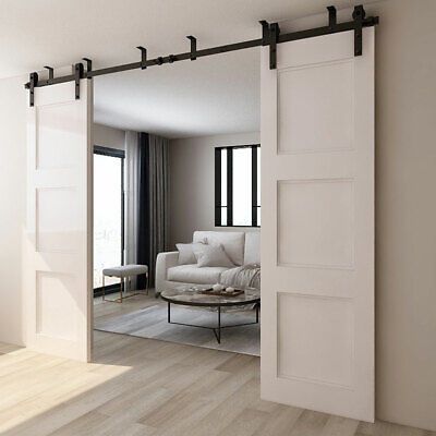 Sliding barn door track