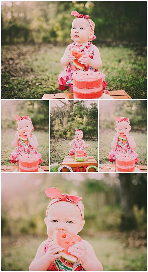 Watermelon Smash Photoshoot, Watermelon Smash Cake Photoshoot, One In A Melon Smash Cake Photos, One In A Melon First Birthday Photoshoot, One In A Melon Cake Smash, Watermelon First Birthday Pictures, Watermelon Smash Cake First Birthdays, One In A Melon First Birthday Pictures, One In A Melon Smash Cake