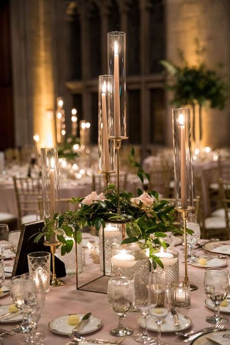 2021 Wedding Décor Trends (Centerpiece Ideas From The Experts) Inside Weddings, Candle Wedding Centerpieces, Candle Wedding Decor, Wedding Floral Centerpieces, Wedding Inside, Wedding 2024, Wedding Table Centerpieces, Light Design, Wedding Mood