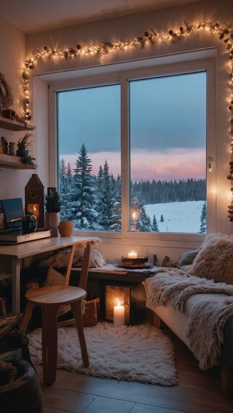 Winter Apartment Aesthetic, Cozy Winter Room, Winter Apartment, January Vibes, Winter Room Decor, Feminine Apartment, Winter Room, Living Room Aesthetics, Chic Farmhouse Decor