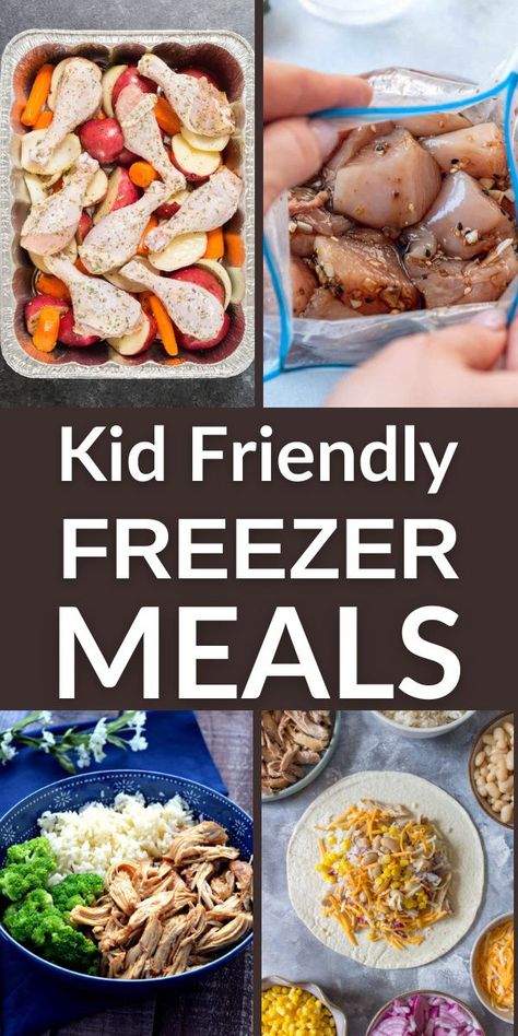 Kid Friendly Freezer Meals, Freezer Meal Ideas, Happy Money Saver, Best Freezer Meals, Family Meal Prep, Chicken Freezer Meals, Freezer Dinners, Happy Money, Freezer Friendly Meals