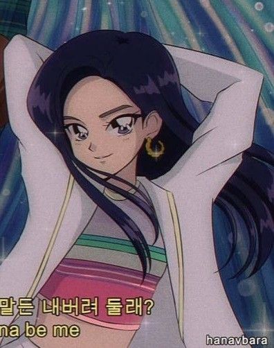 90s Anime Kpop, 90s Anime Art Style, Anime 90s Aesthetic, 80s Anime Art Style, Itzy Fanart, 80s Anime Art, 90s Anime Art, Chicas Cute, Kpop Retro