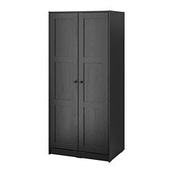 Brimnes Wardrobe, Brown Furniture Bedroom, Sliding Wardrobe Doors, Brown Furniture, White Mirror, Grandmas House, Garden City, Closet Space, 2 Doors