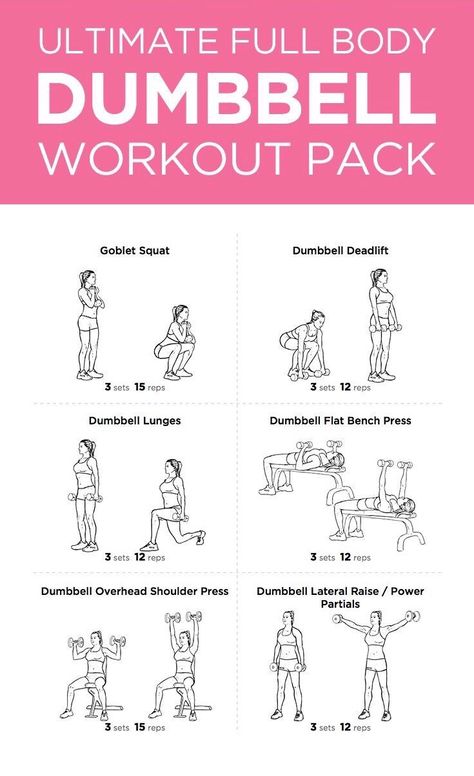 Light Workout Gym, Gym Workouts Women Full Body Exercise, Gym Workouts To Tone Full Body For Women, Full Body Dumbbell Circuit Workout, Workout Schedule Dumbell, Beginner Dumbell Workout, Kettle Bell Workout For Women, Weight Workouts For Women, Full Body Dumbbell Circuit