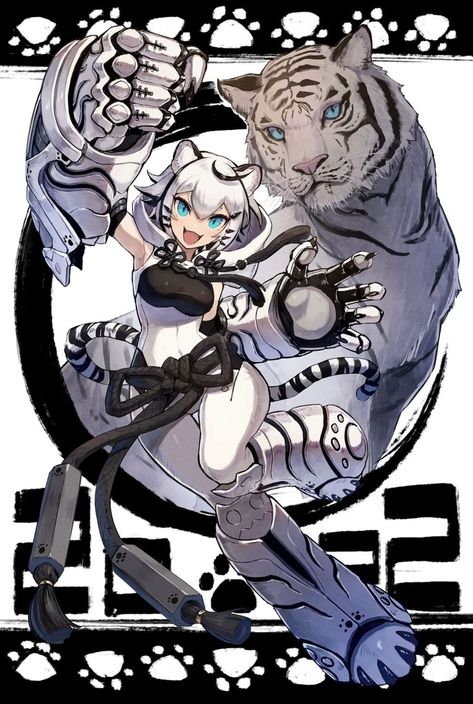 Pokemon Human Form, Female Character Concept, 캐릭터 드로잉, Concept Art Character, Game Character Design, Robot Concept Art, White Tiger, Human Art, Anime Character Drawing