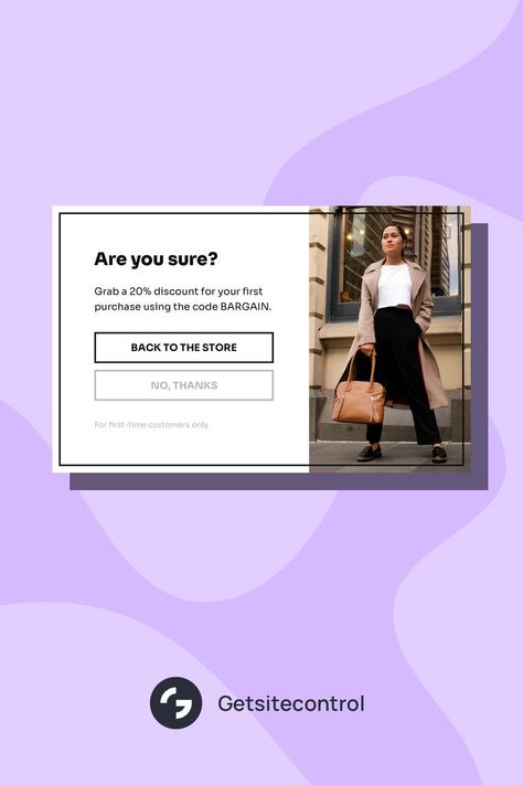 exit-intent popup with a discount offer Website Popup, Work Site, Pop Ups, Discount Offer, Pop Up, Ups, Encouragement, Coding