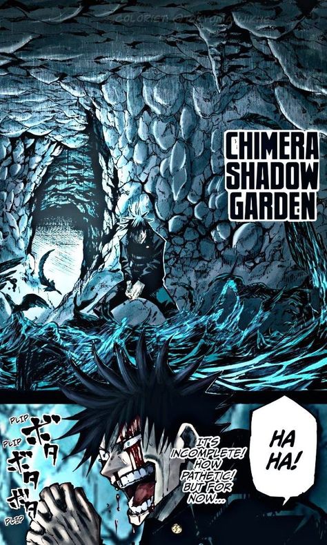 Megumi Domain Expansion Manga, Chimera Shadow Garden Jujutsu Kaisen, Jujutsu Kaisen Colored Manga Panels, Megumi Fushiguro Manga Colored, 10 Shadows Technique Jujutsu Kaisen, Jujutsu Kaisen Manga Panels Colored, Megumi Fushiguro Domain Expansion, Jjk Colored Manga Panels, Gojo Domain Expansion Manga