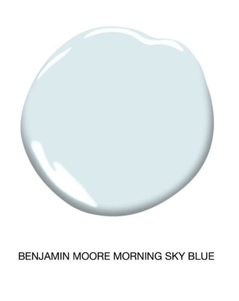 paint sample of Benjamin Moore Morning Sky Blue Hazy Sky Benjamin Moore, Blue Ceilings Bedroom, Benjamin Moore Polar Sky, Benjamin Moore Cloudy Sky, Bright Blue Paint Colors, Benjamin Moore Evening Sky, Light Sky Blue Paint, Faint Blue Paint Colors, Sky Blue Paint Colors