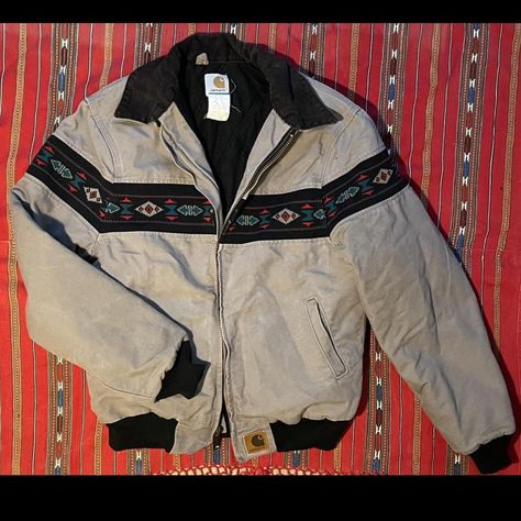 This rare Santa Fe carhartt jacket is looking for a... - Depop Carhartt Santa Fe Jacket, Carhartt Jacket, Chore Jacket, Santa Fe, New Home, Outfit Inspo, How To Wear, Clothes