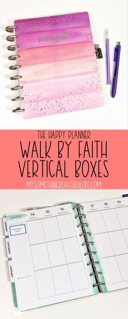 2019 Planner Setup - How I Frankenplanned with multiple Happy Planners to create one planner that will fit all my needs. Happy Planner Setup Ideas, Faith Planner Ideas, Disc Planner, Event Portfolio, Faith Planner, Organised Life, Happy Planners, Bathroom Planner, Prayer Journaling