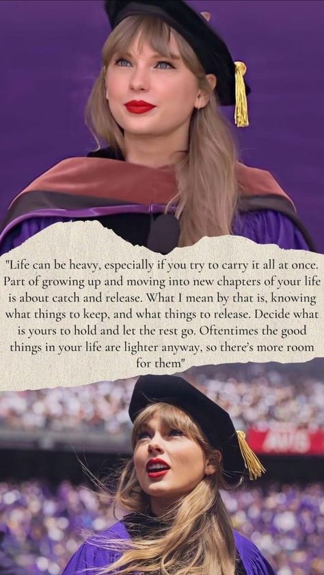 2025 Quote, Taylor Swift Fotos, Miss Americana, Graduation Speech, Taylor Lyrics, Diary Entry, Estilo Taylor Swift, Taylor Swift Posters, Taylor Swift Videos