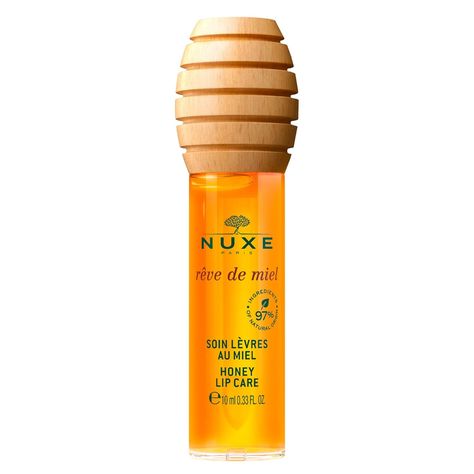 Amazon.com: NUXE Rêve de Miel Honey Lip Oil - Ultra Shiny Finish | 100% Natural Organic Moisturizing Gloss with Vitamin E, Honey & Lavender, 0.33 Fl Oz : Beauty & Personal Care Nuxe Oil, Honey Lip Oil, Honey Lavender, Honey Spoons, Lavender Honey, Dry Lips, Lip Oil, Lip Care, Natural Organic