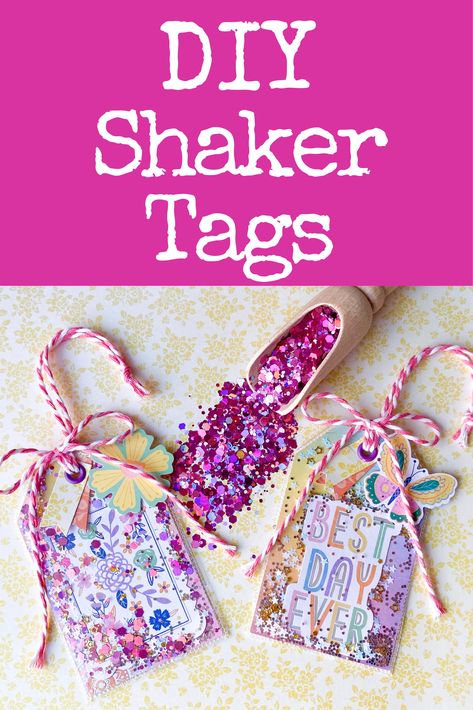 Shaker Tags Tutorial, Shaker Bookmarks, Bookmarks Tutorial, Shaker Craft, Shaker Tags, Fuse Tool, Beginner Scrapbooking, Sew Christmas, Diy Confetti