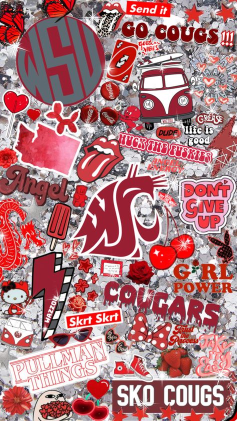 WSU Collage. Washington State, wassu, wazzu, College, University, lock screen, background, home screen, collage. Wsu Cougs Aesthetic, Washington State University Aesthetic, Home Screen Collage, Southern Wallpaper, Wsu Cougs, University Wallpaper, University Collage, College Tours, Seasonal Wallpaper