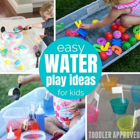 10+ Water Sensory Tub Activities for Toddlers - Toddler Approved Tub Activities, Water Play Ideas, Water Play Activities, Play Ideas For Toddlers, Play Ideas For Kids, Sensory Tub, Water Ideas, Sensory Activities Toddlers, Playful Learning